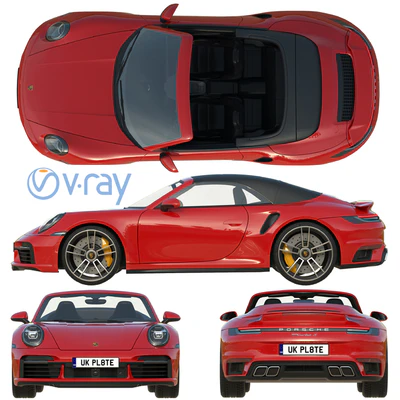 Porsche 911 Turbo S Cabriolet 2021 — Ver 2
