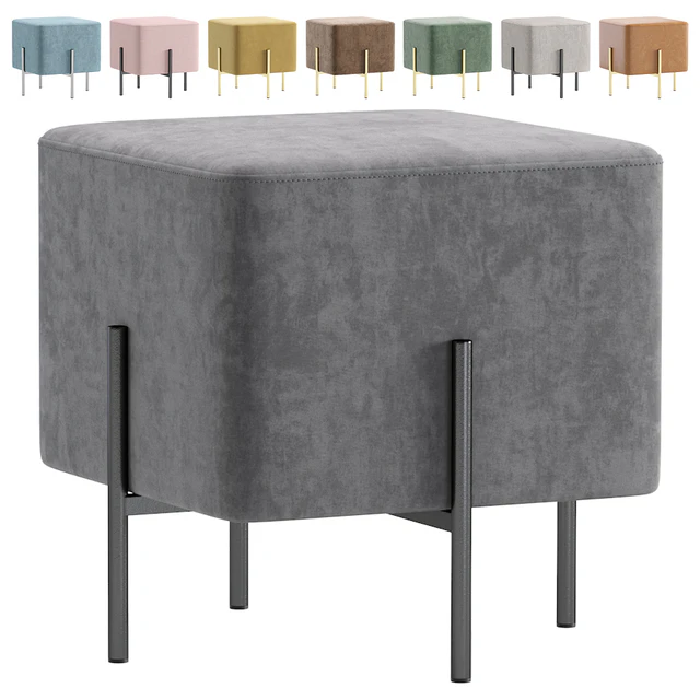 Pouf Gato Velvet and Leather made by Cosmo — Descargar