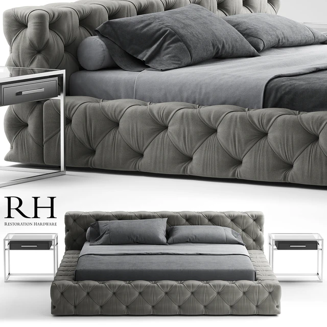 Кровать rh soho bed — Скачать