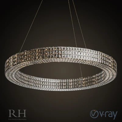 SPIRIDON RING CHANDELIER 59" — Ver 1