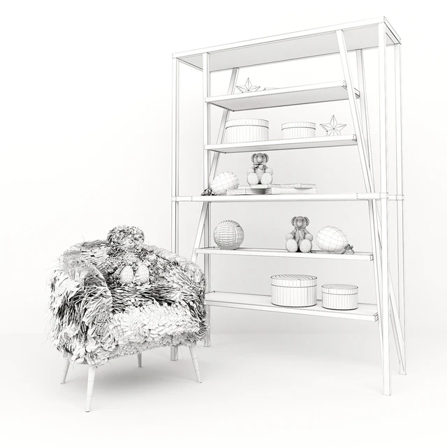 Children furniture nicola bacci tiramisu part3 — Скачать