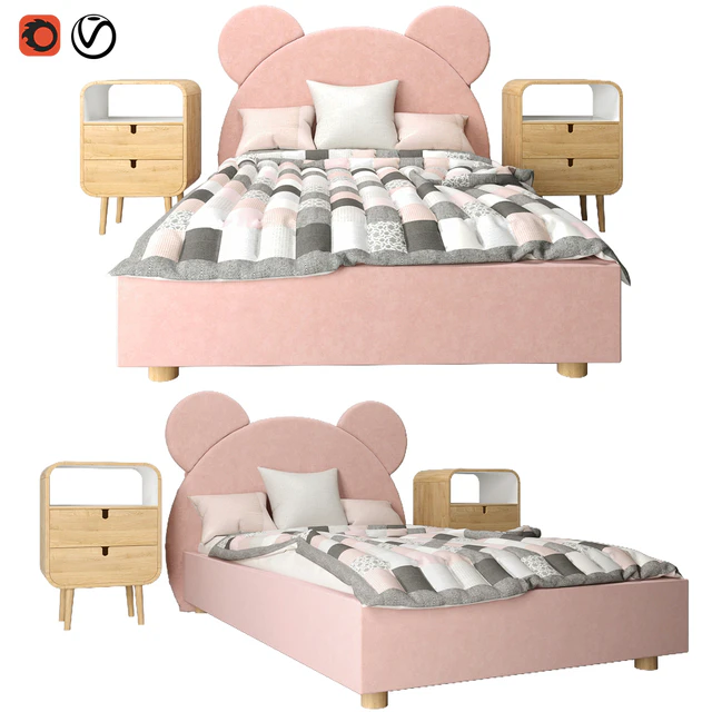 Детская кровать Teddy — Скачать