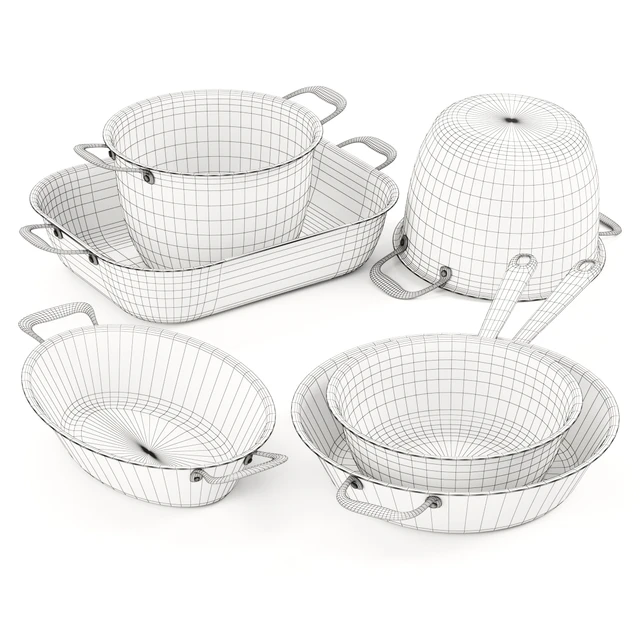 Copper Cookwares Set — Скачать