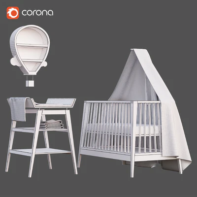 Child room (baby) Furnitures 01 — Ver 3