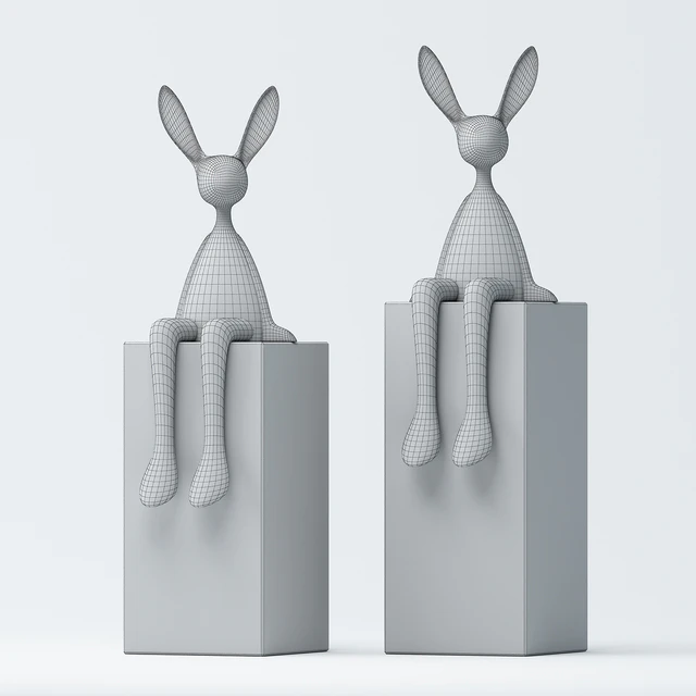 Rabbit Sculpture — Скачать