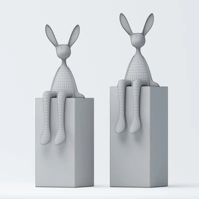 Rabbit Sculpture — Вид 2