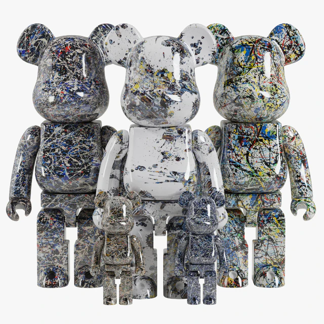Bearbrick / Jackson Pollock — Descargar