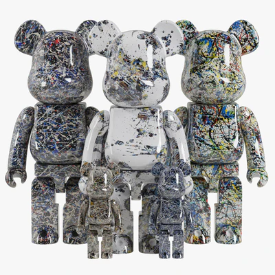 Bearbrick / Jackson Pollock — Ver 1