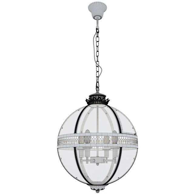 Ceiling lamp from Garda Decor - gold K2KM0115P-4MGOLD — Descargar