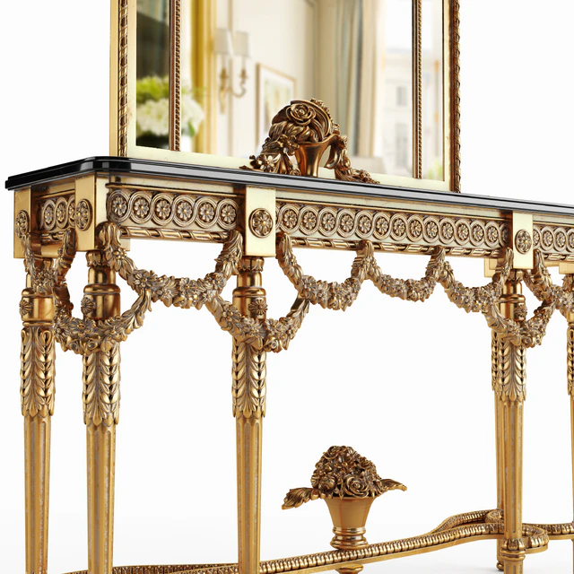 Console and mirror ART. 288 CIN55 by Cappellini Intagli — Descargar