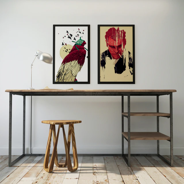 The desk metal & wood — Скачать