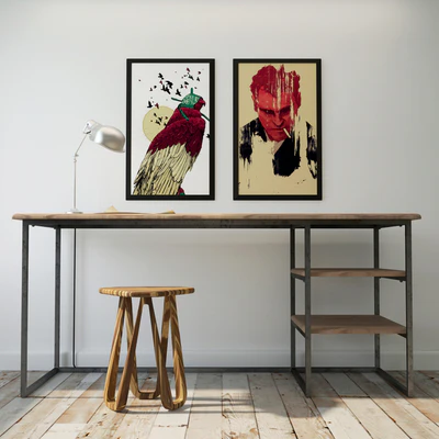 The desk metal & wood — Вид 3