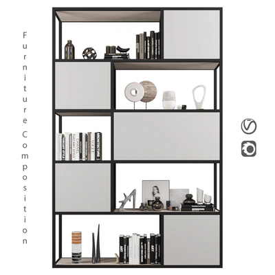 Furniture Composition | 233 | Шкаф — Вид 1