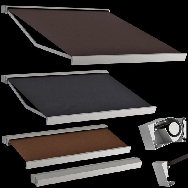 Sliding outdoor awning sun canopy — Descargar