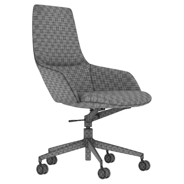 Office chair ASTON by Arper — Descargar