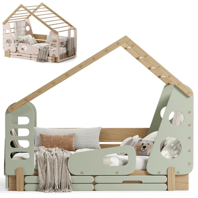 Kids Bed House sport By rozetka — Ver 3