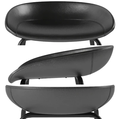 ZEIL Lowback Kitchen bar and counter stool — Ver 3