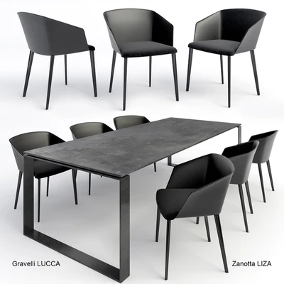 Gravelli table + Zanotta chair — Descargar