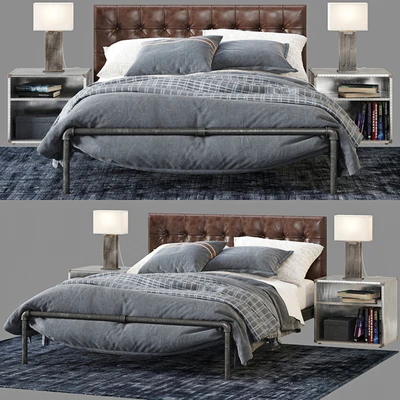 RH Finlay Platform Bed — Вид 1