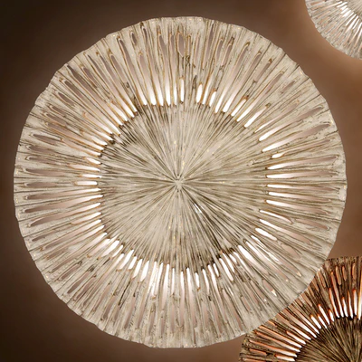 Pieter Adam Le Soleil wall lamp sconce, decor disks, panels, round, decorative — Ver 2