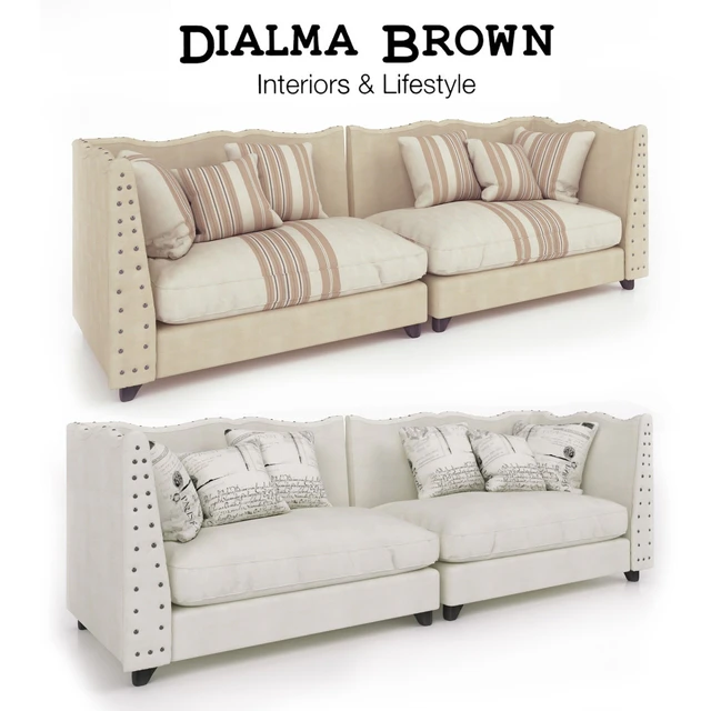 Sofa Dialma Brown (in two colors) — Descargar