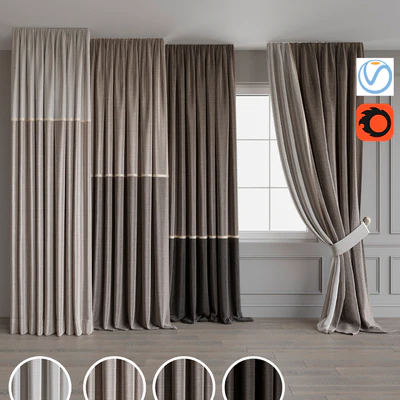 Set of curtains 100 — Ver 1