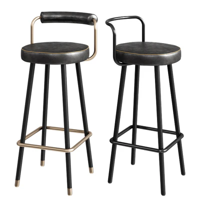 ToposWorkshop Block-BA Bar Stool — Ver 1