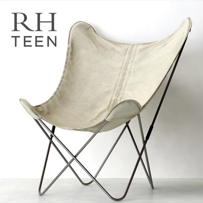 RH/ TYE STONEWASHED CANVAS BUTTERFLY CHAIR — Вид 1