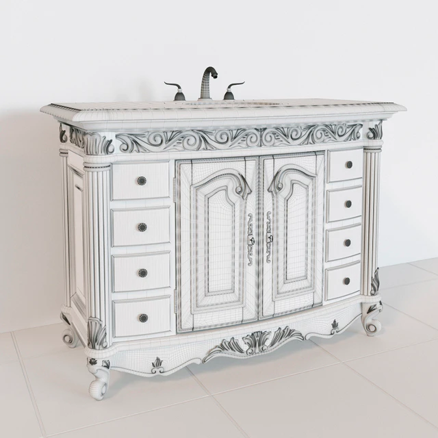 Provincial medium sink chest — Descargar