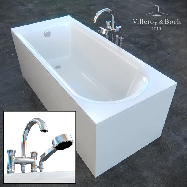 Ванная Pavia смеситель La Fleur. Villeroy & Boch — Скачать