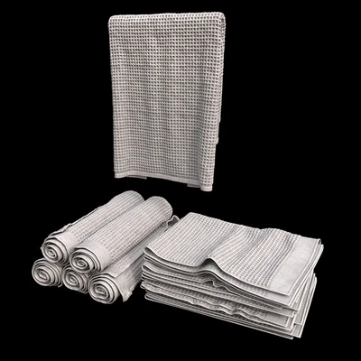 towels waffle set — Ver 2