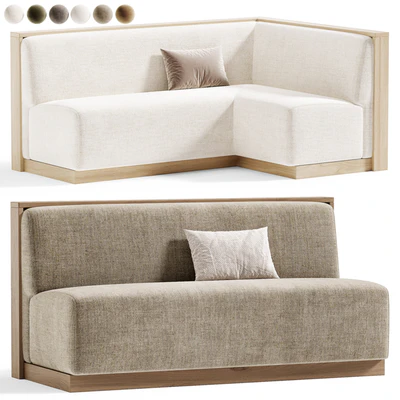 Restaurant Sofa Set 08, Restaurant Sofas — View 4