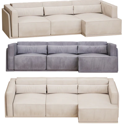 Corner sofa bed Vento Light — Ver 1