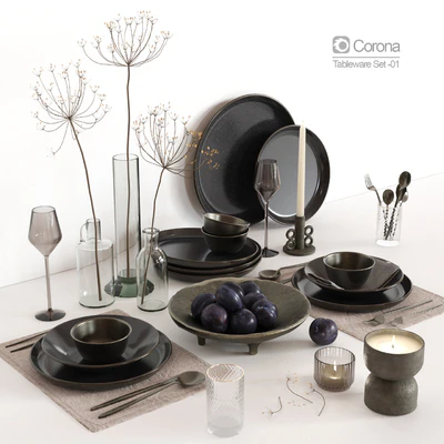 Tableware set 01 — Ver 1