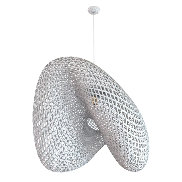 Vertigo Bamboo Rattan Pendant Lamp — Скачать