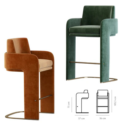 ODISSEIA Barstool By DOOQ — Ver 4