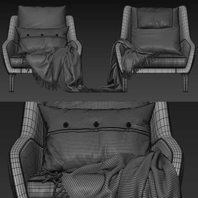 B & B Italia Edouard Armchair — Ver 2