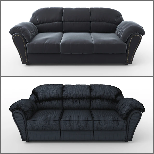Kinlock Charcoal Sofa — Скачать