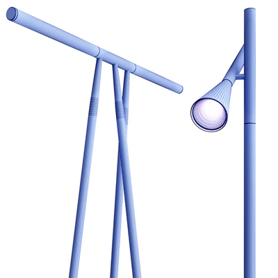 COLIBRI and COLIBRI TRIPODE floor lamps — Ver 2