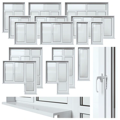 Plastic Window | Balcony door — Ver 1
