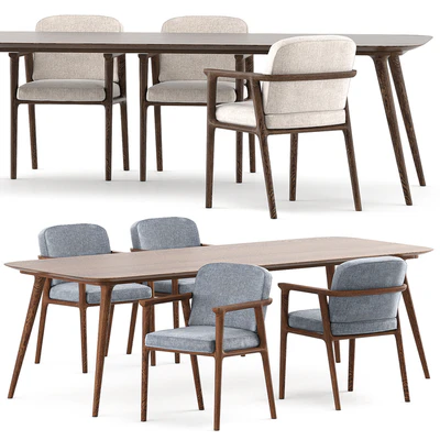 Zio Dining Table and Zio Dining Chair by Moooi — Вид 1