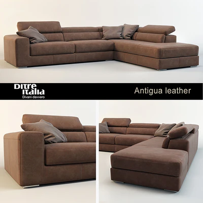 Sofa Antigua leather / Ditre Italia — Ver 1
