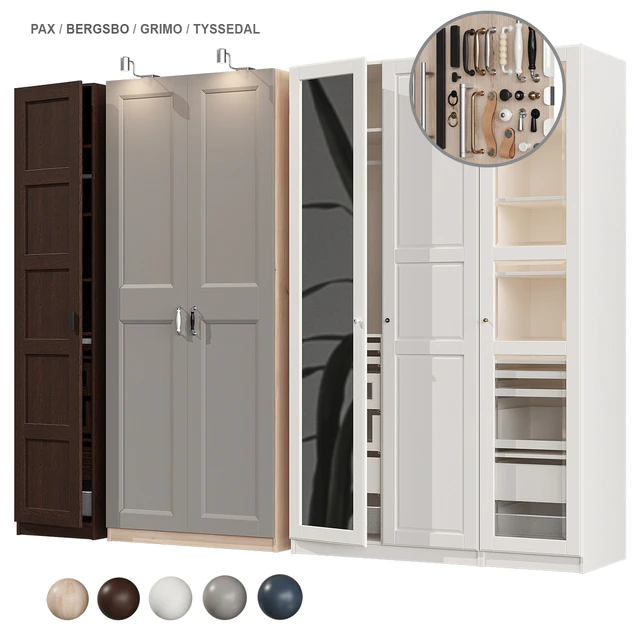 PAX IKEA wardrobe — Descargar
