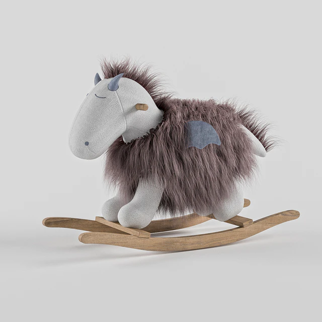 RH Wooly Plush Rocking Animal - Dragon — Descargar