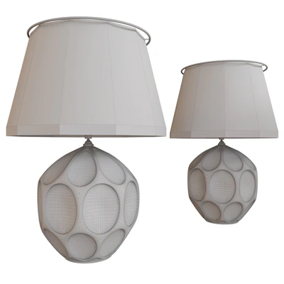 Dobbs White Ceramic Accent Table Lamp — Вид 2