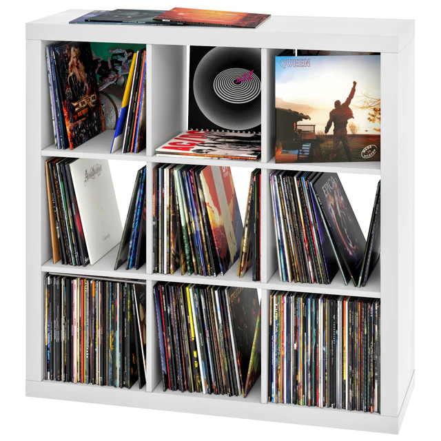 Rack with vinyl records — Descargar