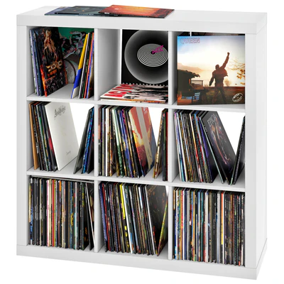 Rack with vinyl records — Ver 4