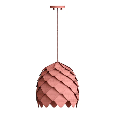 Pendant lamp Crimea Pine Cone Black — Ver 2