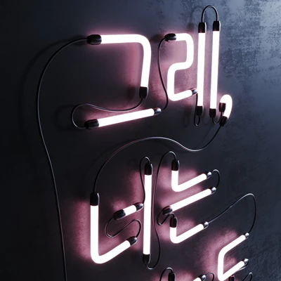 Neon Set 015 Неоновая вывеска корейский язык — Вид 4