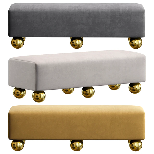 Bench GLEN by Cazarina Interiors 3 Colors Version/Банкетка ГЛЕН — Скачать